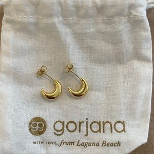 Gorjana Chunky Gold Huggie Hoop